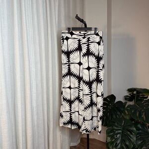 Rachel Zoe Linen Blend Wide Leg Pants - Size L